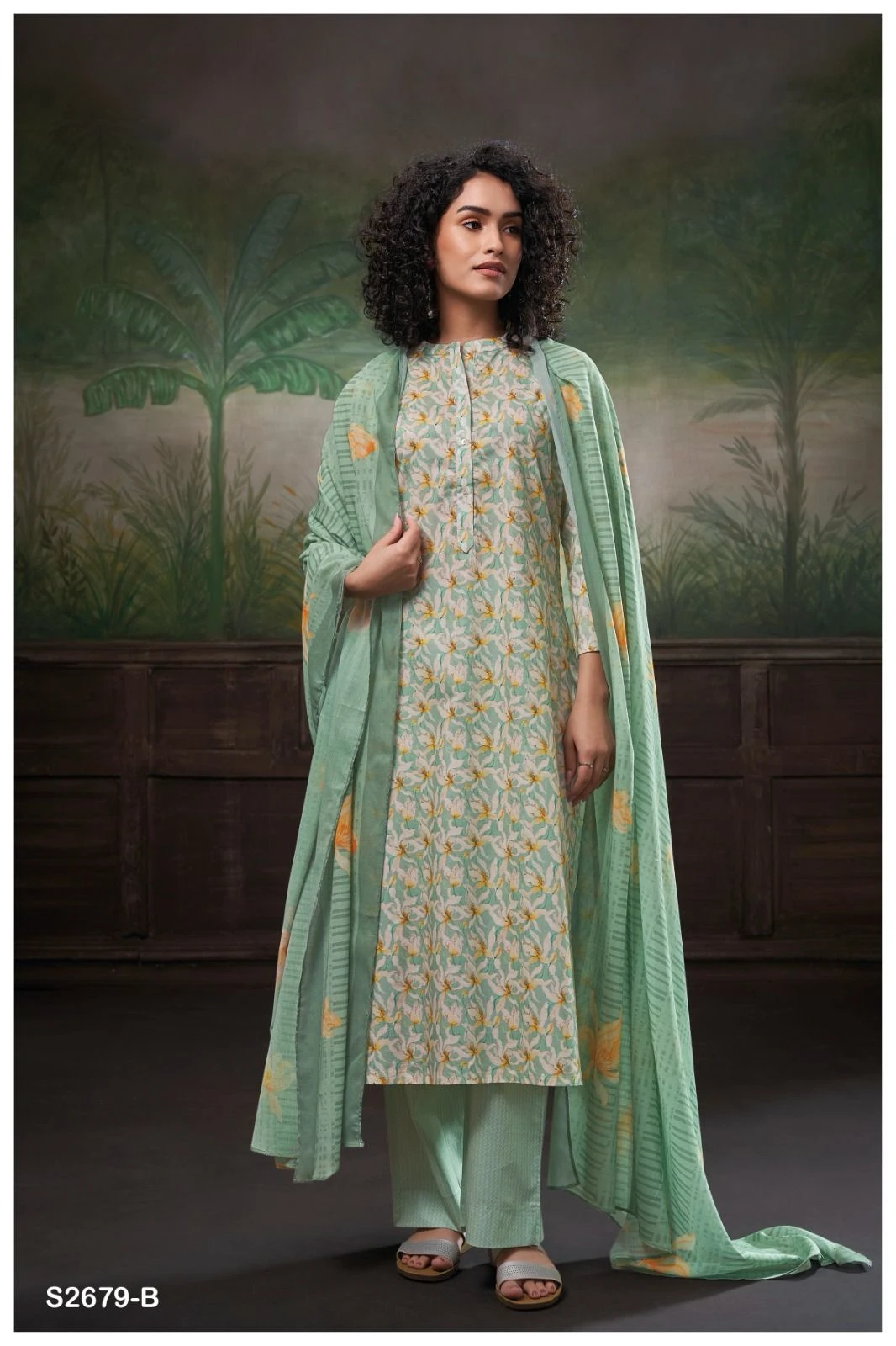 Ganga Diti 2679 Premium Cotton Printed Wholesale Fancy Salwar Suit Catalog — Wholesale Salwar Suits, Ganga wholesale from Surat - Gallery Image 4